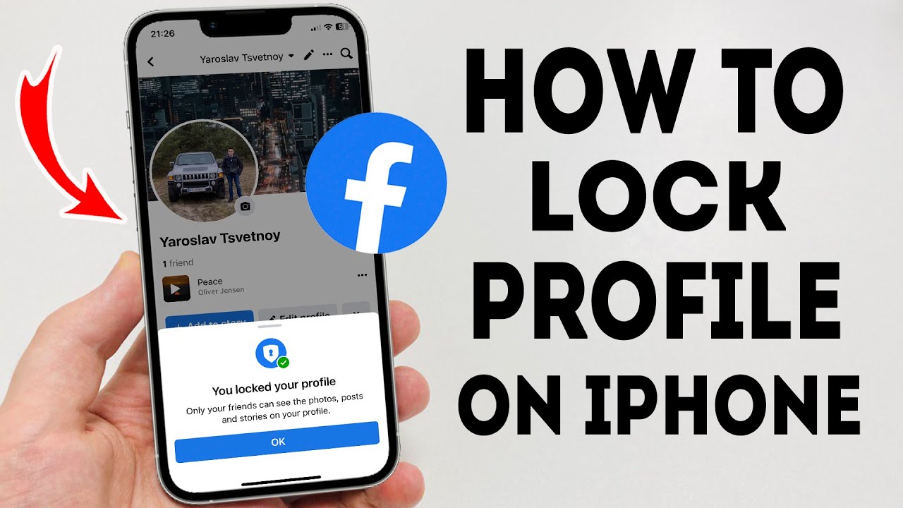 How to Lock Profile in Facebook in Iphone