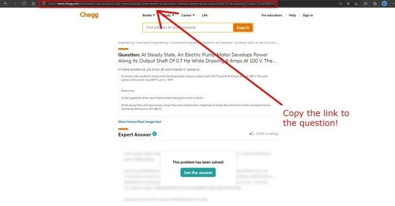 How to Unblur Chegg Answers