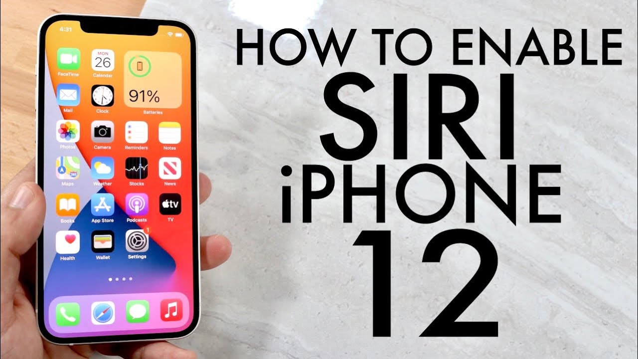 How to Use Siri on Iphone 12