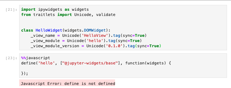 Javascript Error: Ipython is Not Defined