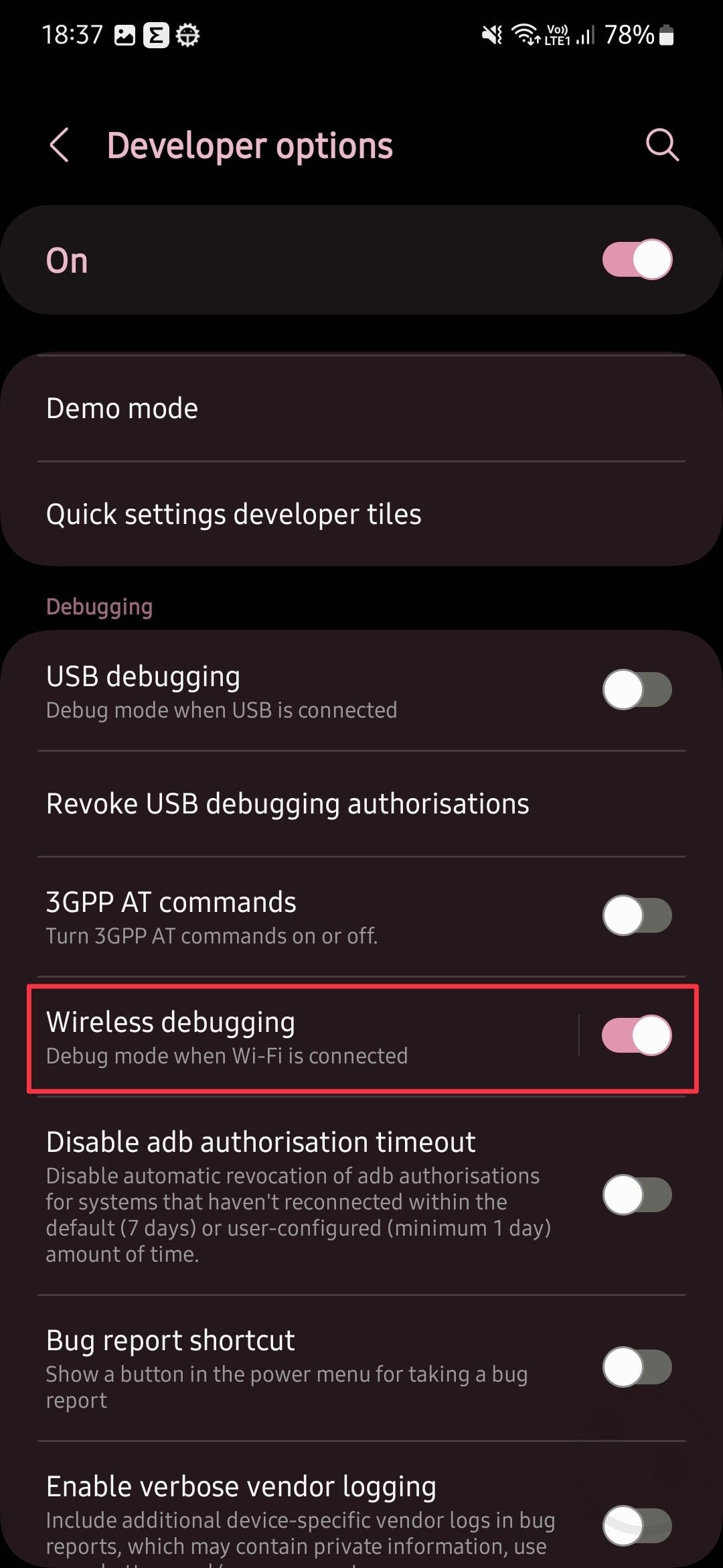 What is Wireless Debugging