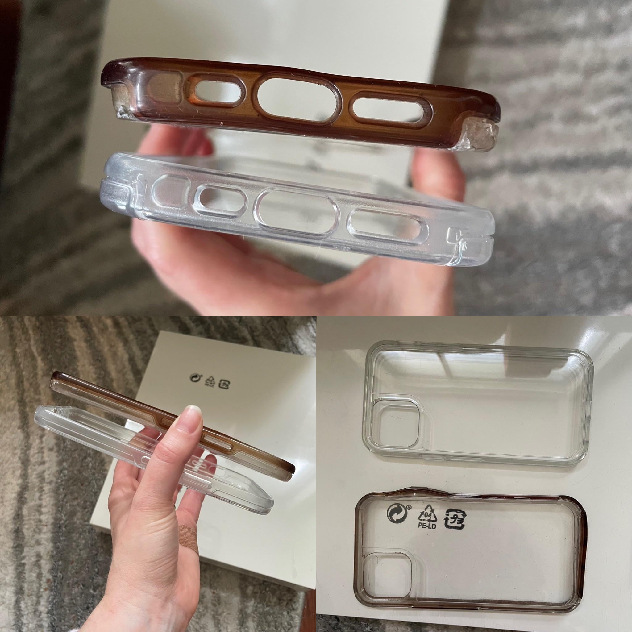 Why Do Clear Cases Turn Brown